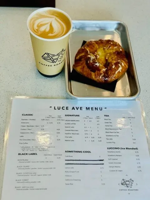 Luce Coffee Roasters Menu - Updated November 2025