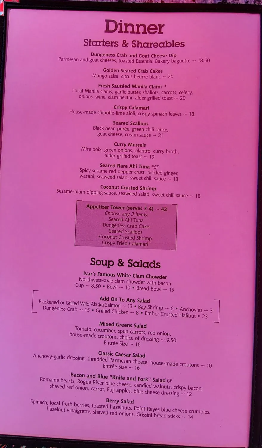 Menu 2