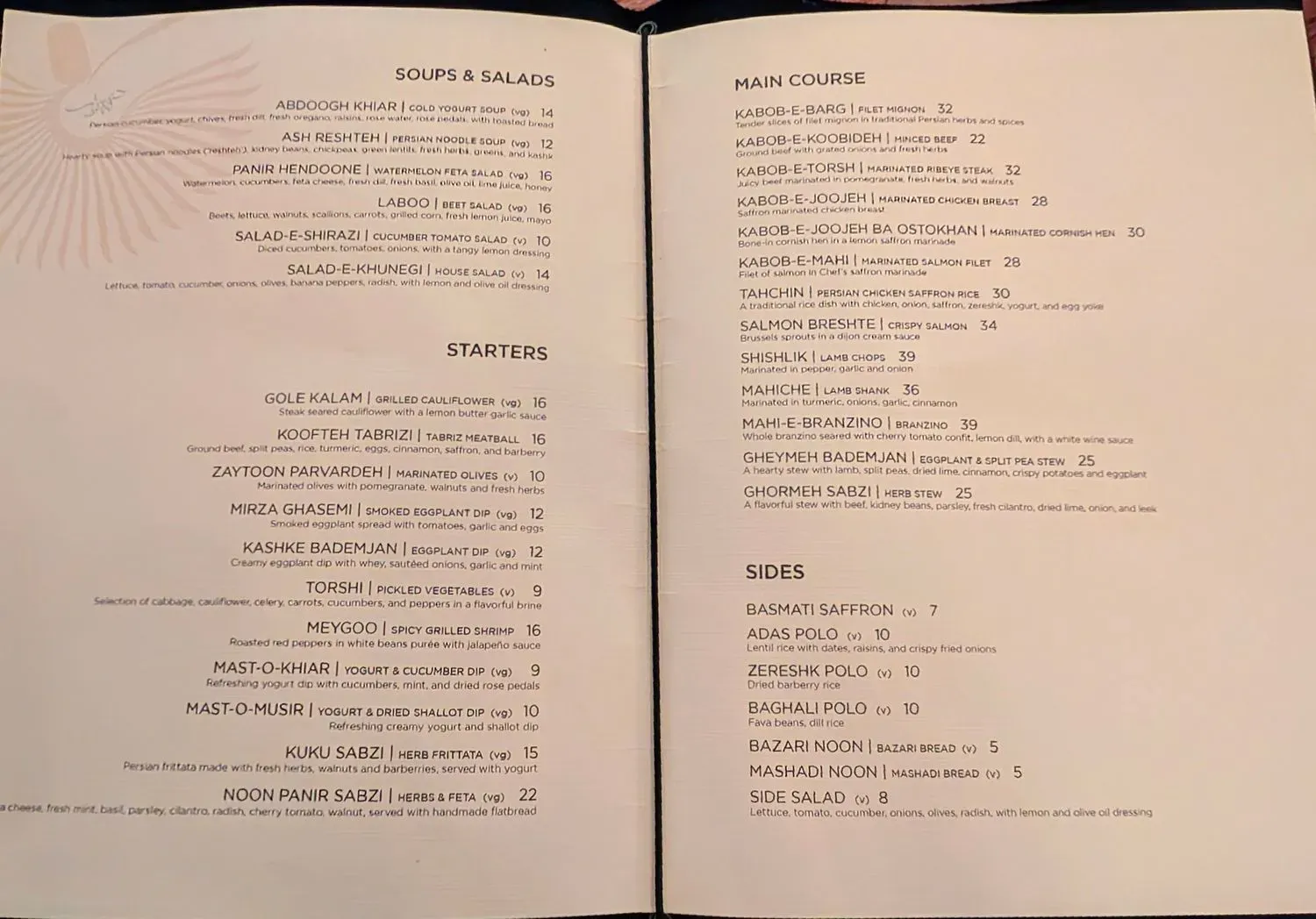 Menu 4