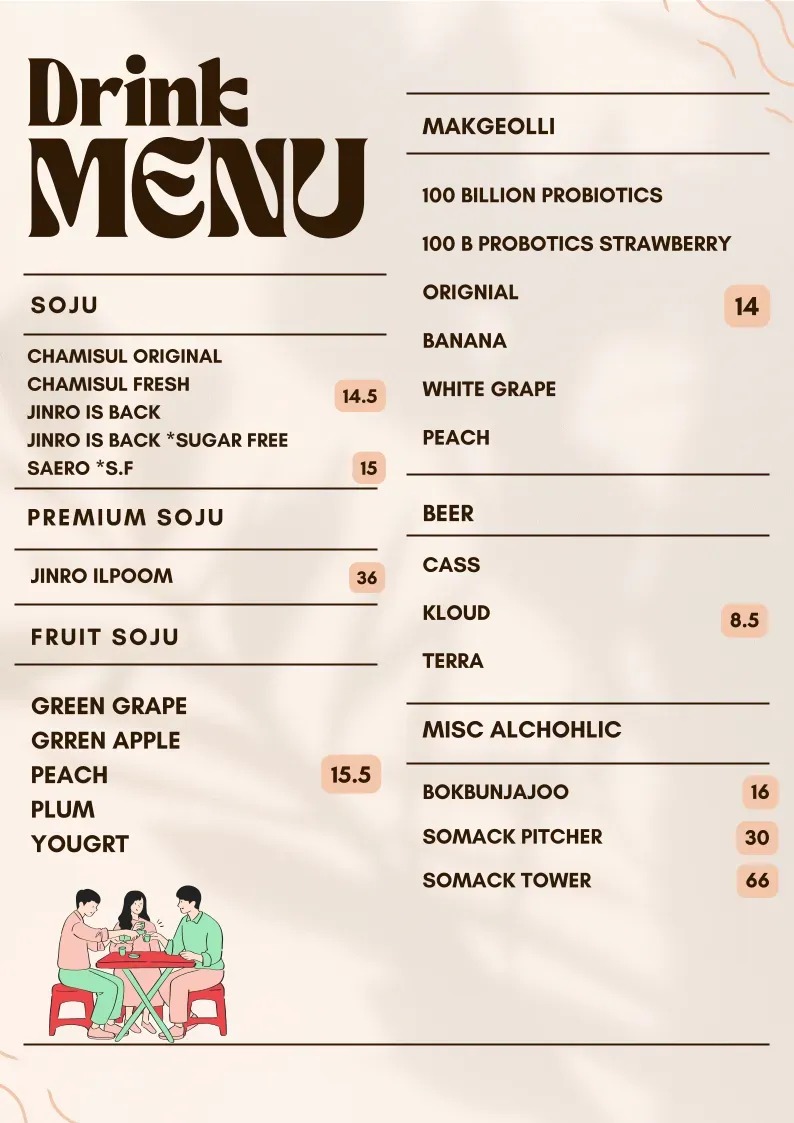 Menu 3