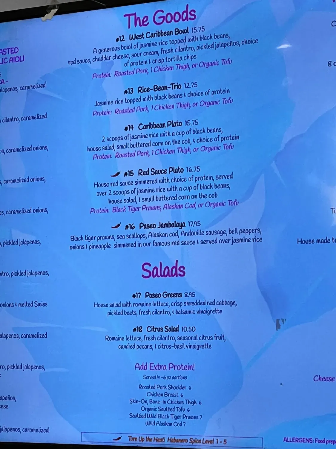 Menu 5