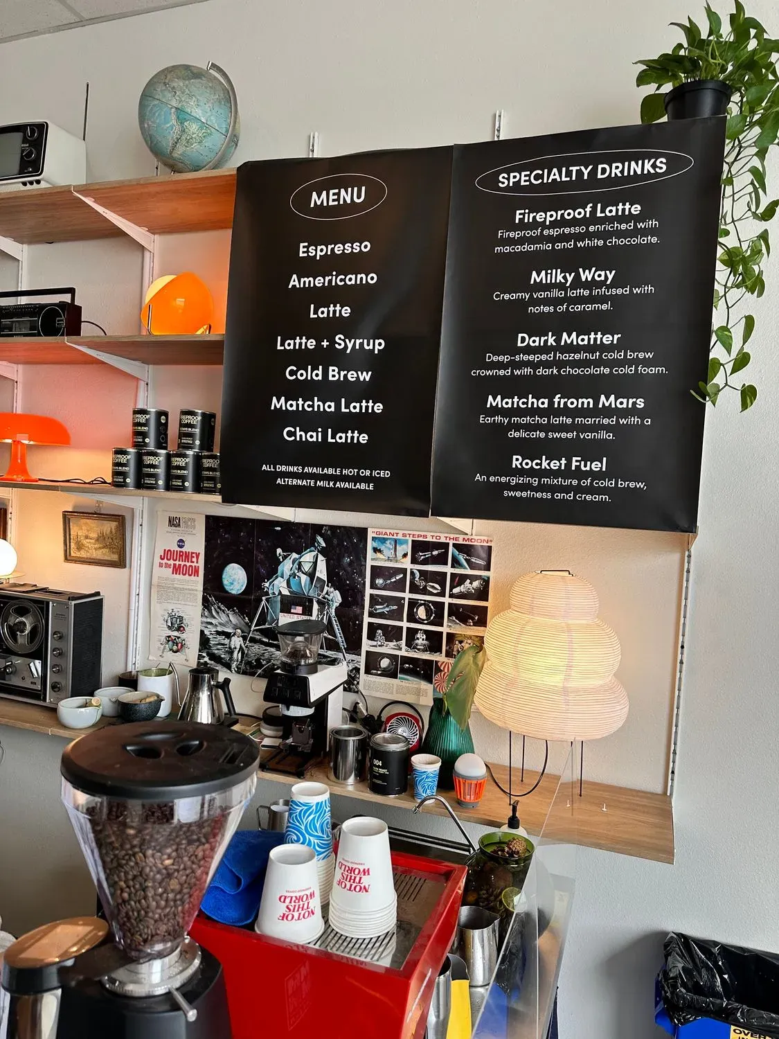 Fireproof Coffee Menu - Updated November 2025
