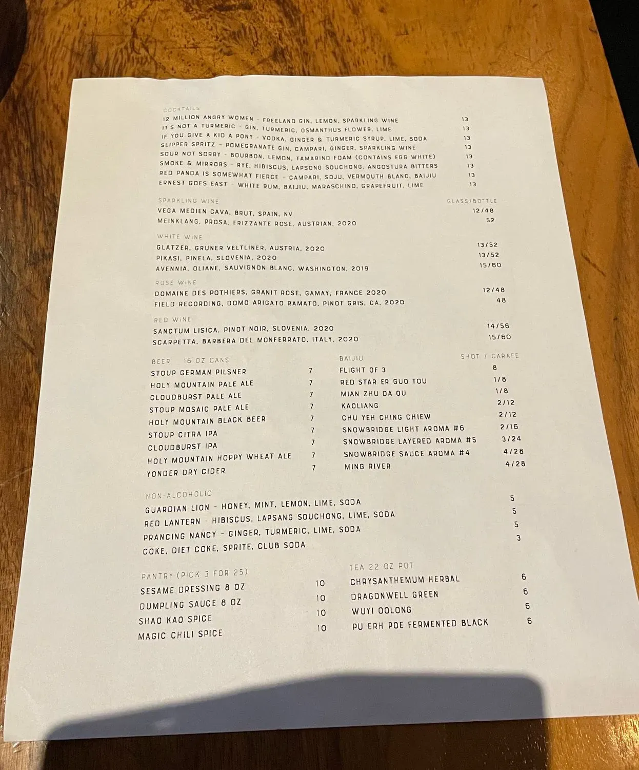 Menu 3