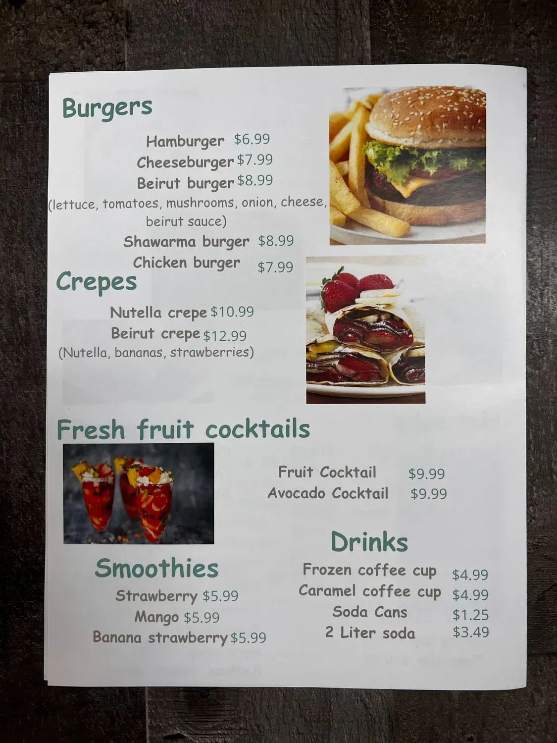 Menu 5