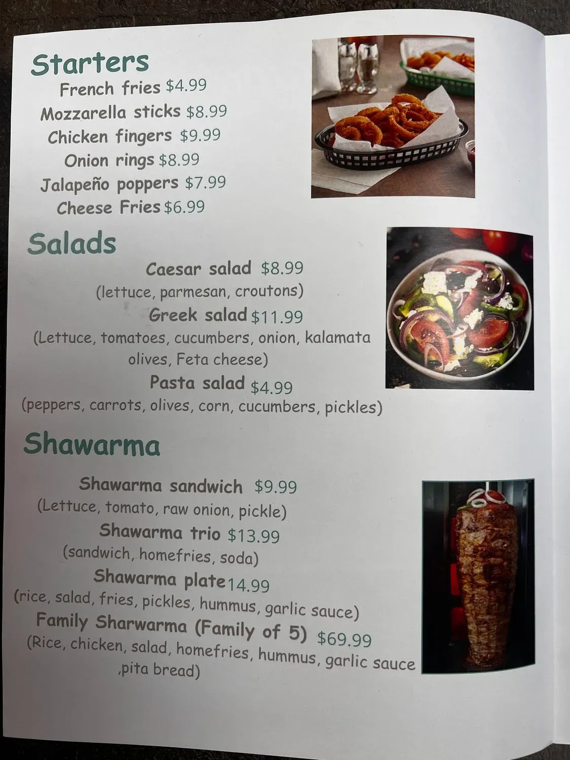 Menu 4