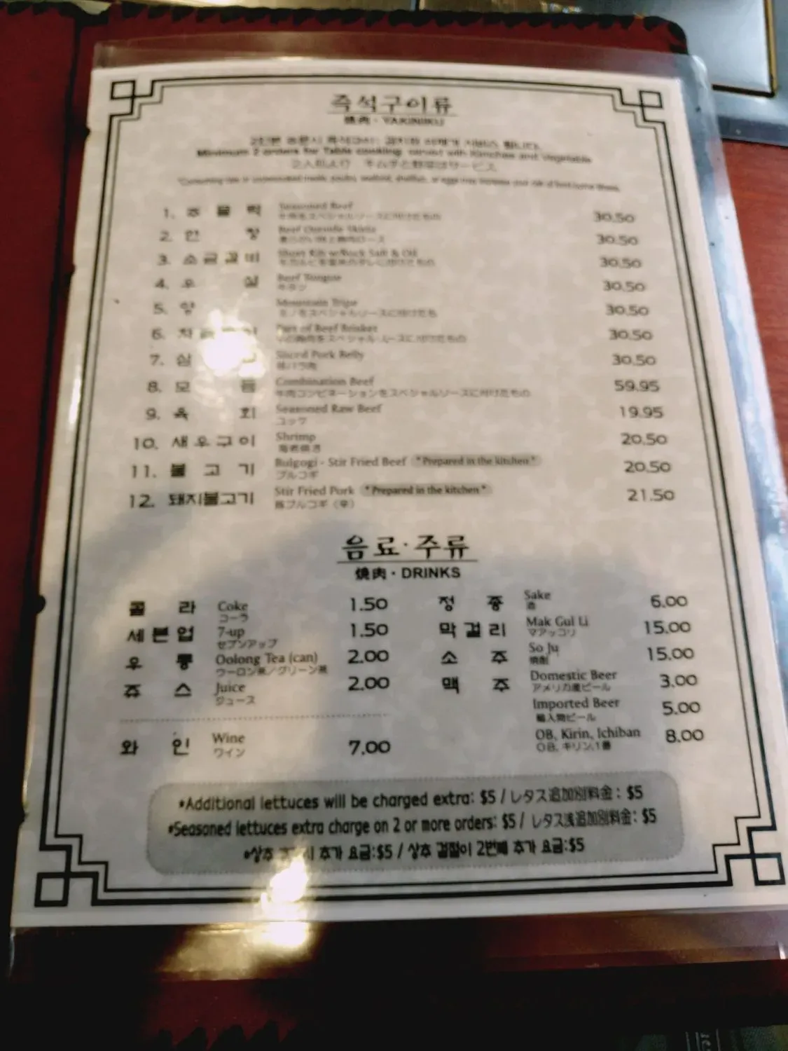 Menu 4