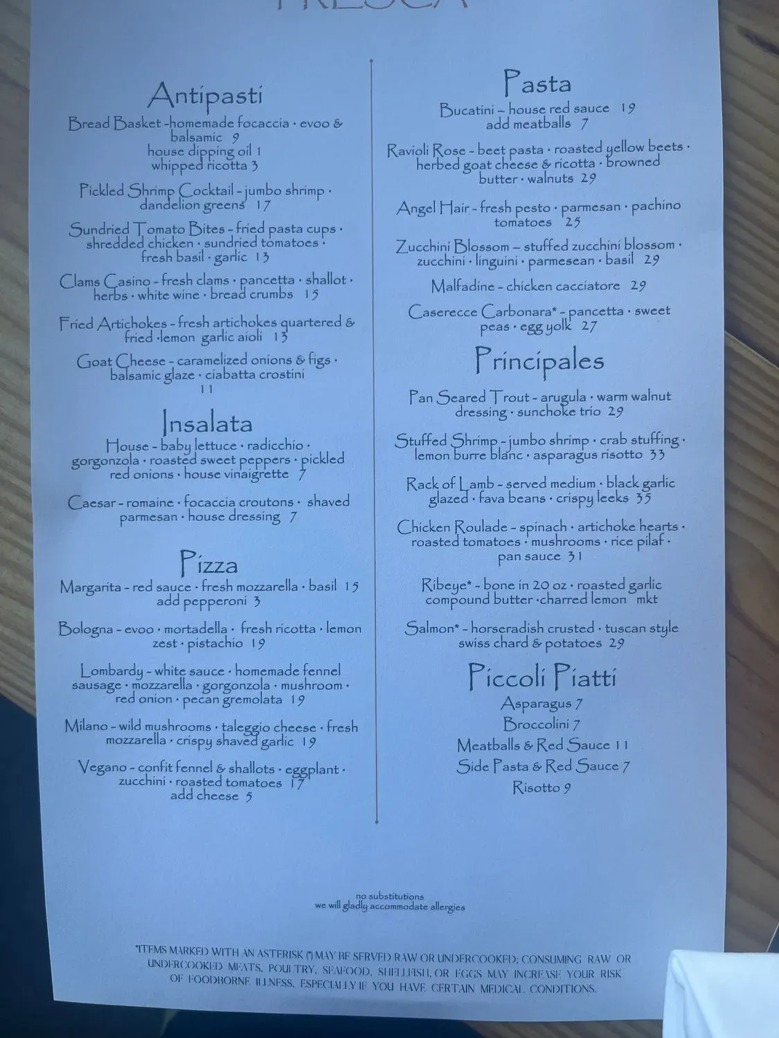 Menu 2