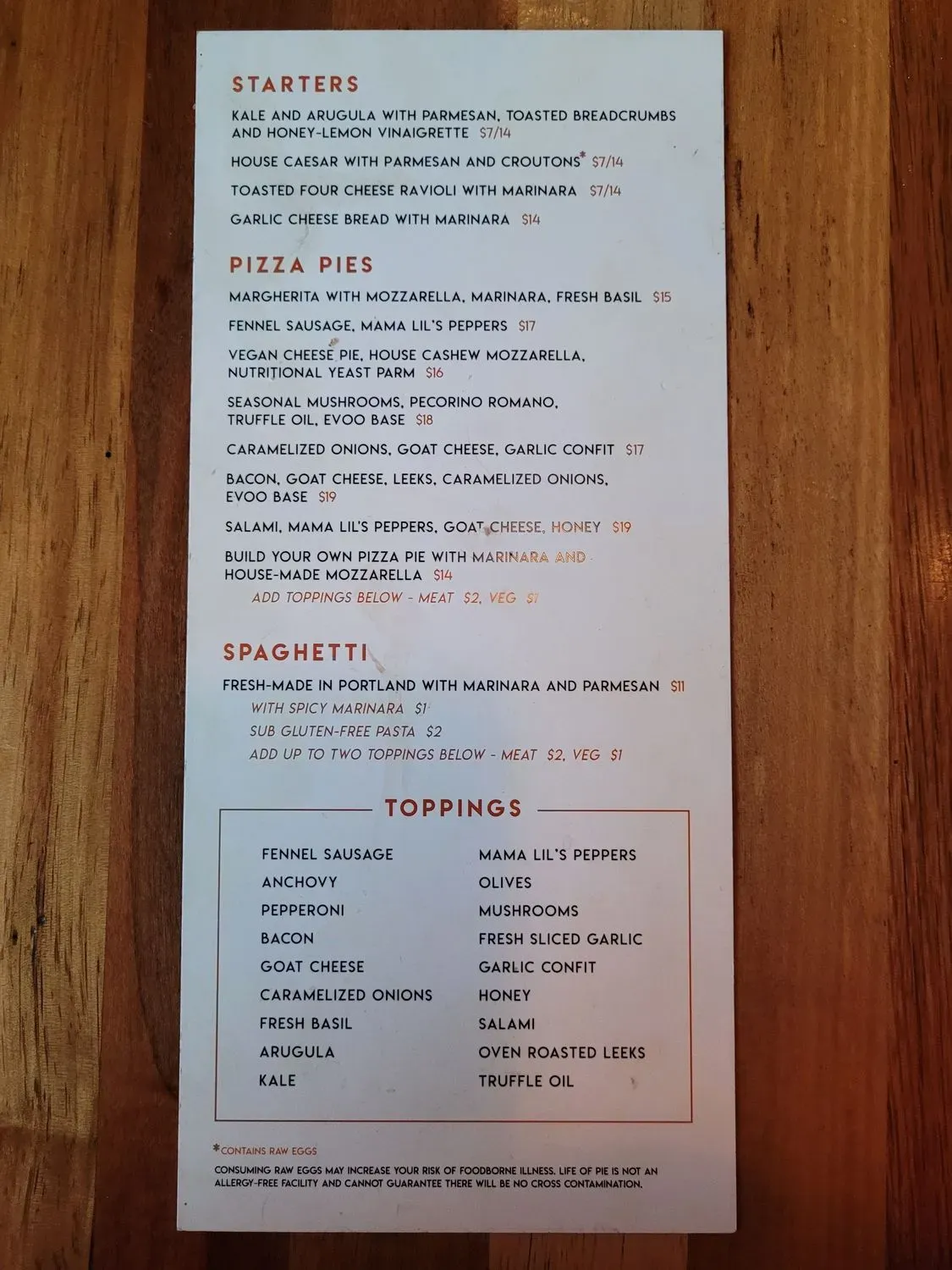 Menu 6