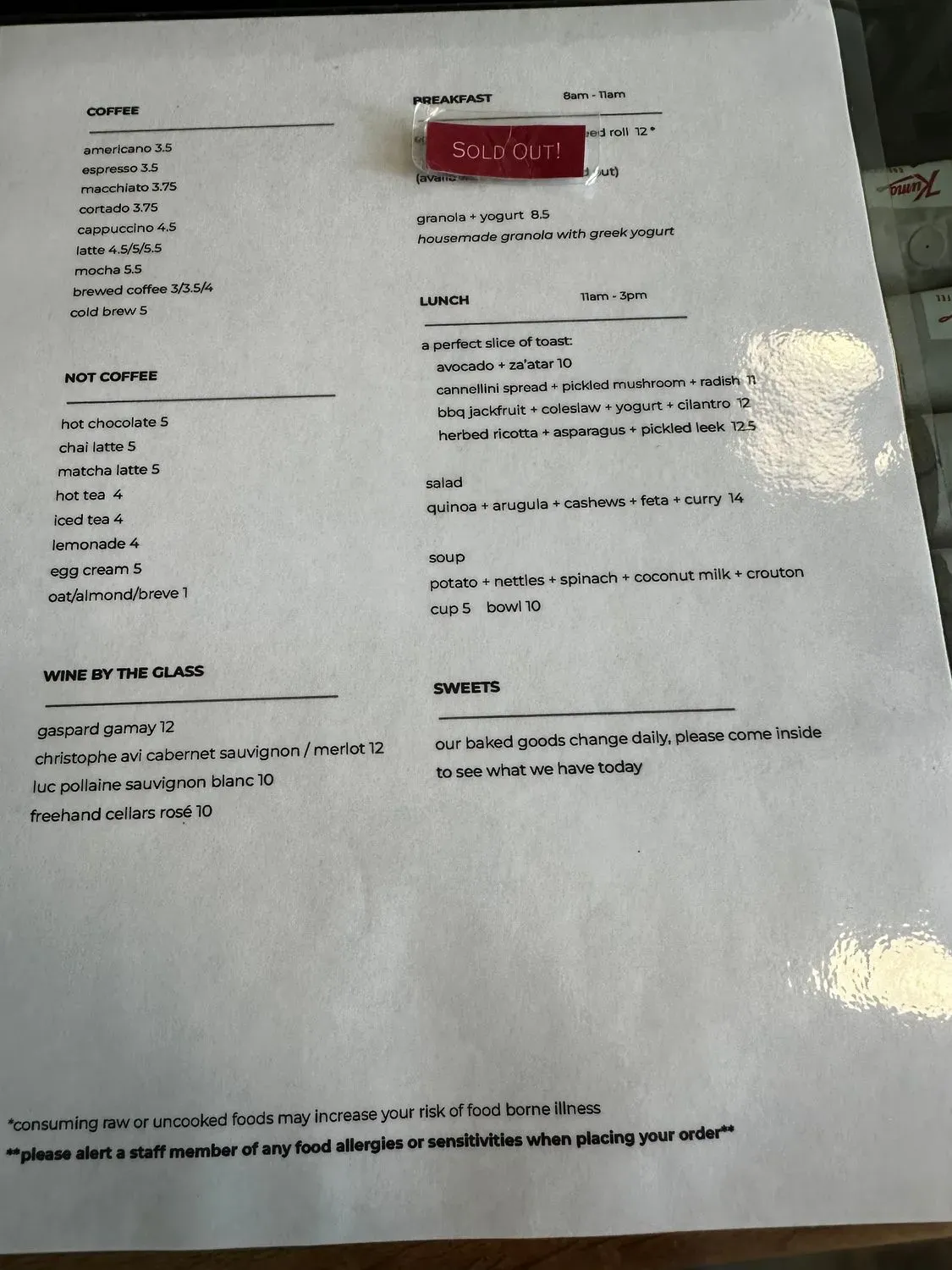 Menu 5