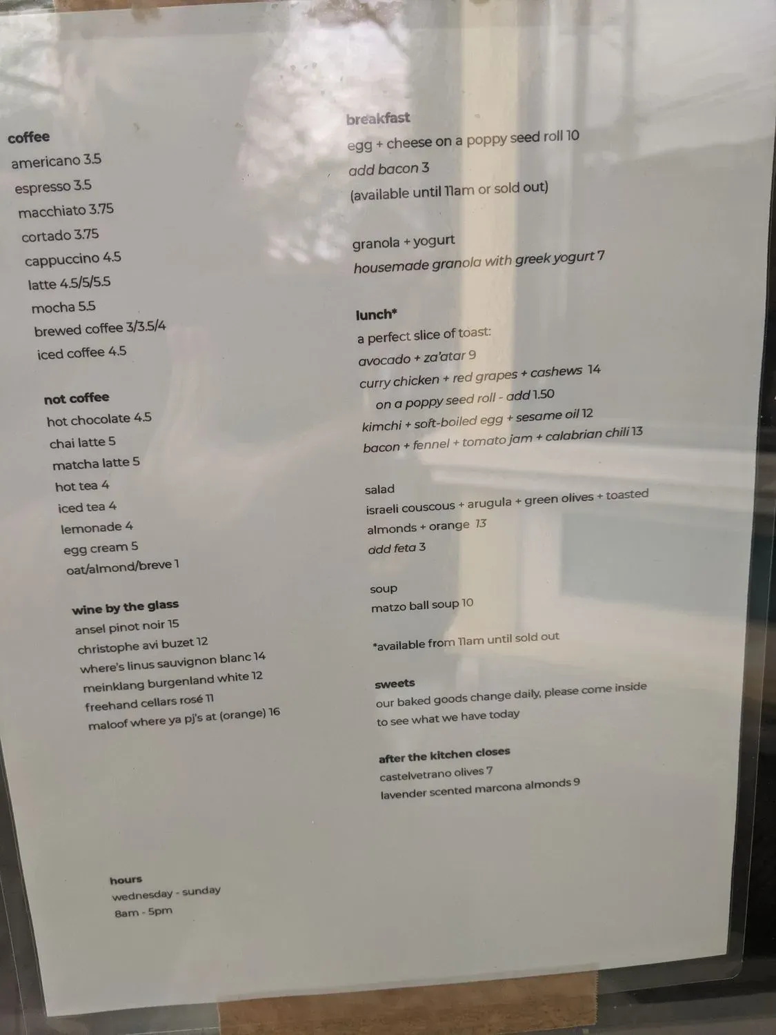 Menu 6