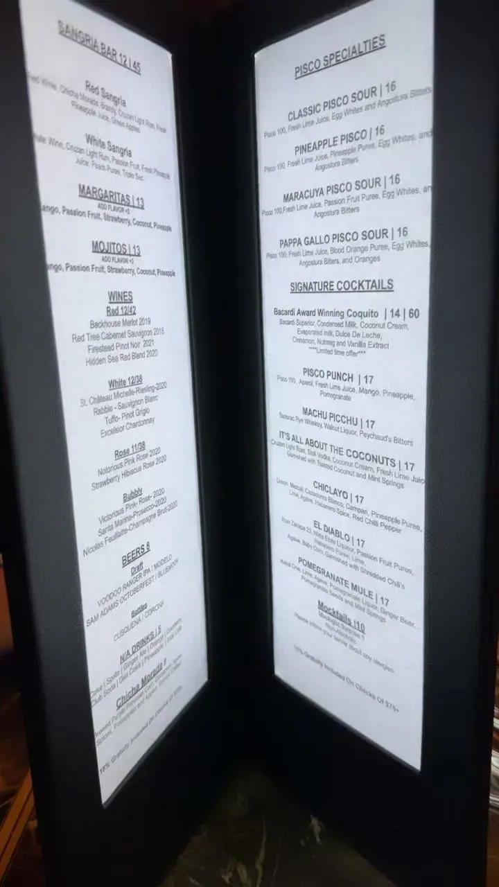 Menu 2