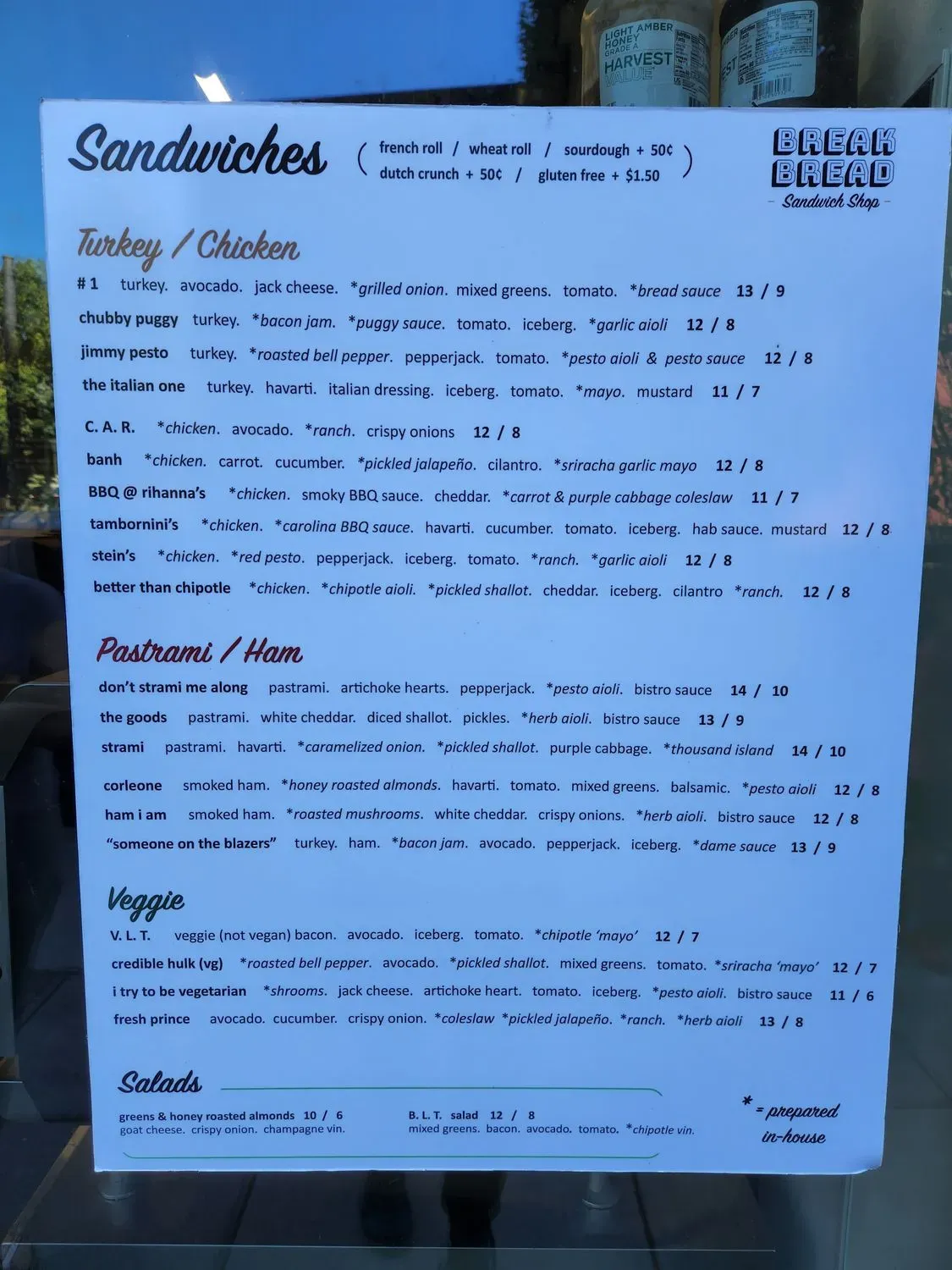 Menu 5