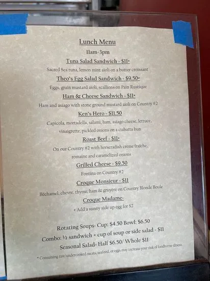 Menu 2