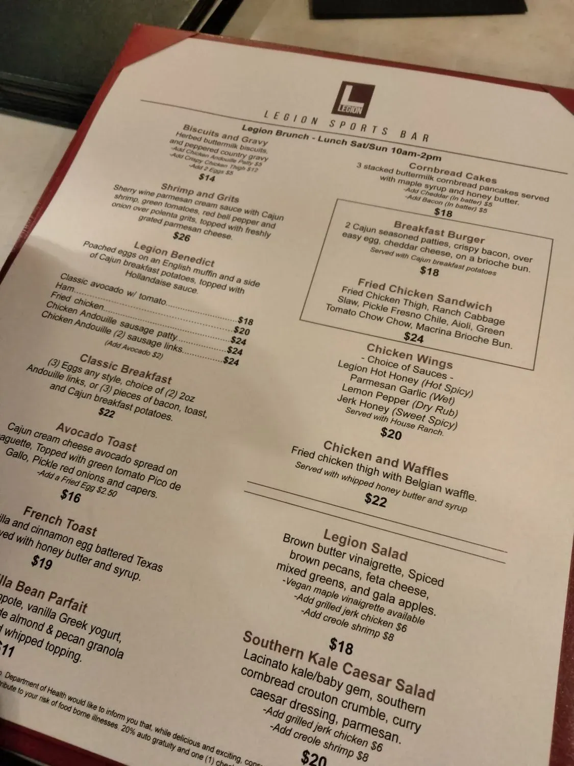 Menu 4