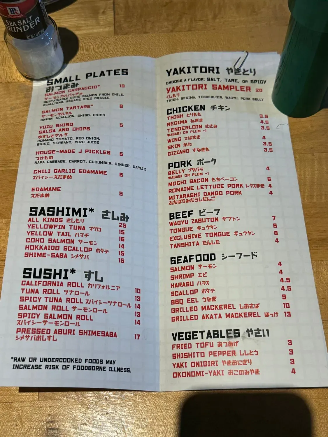 Menu 3