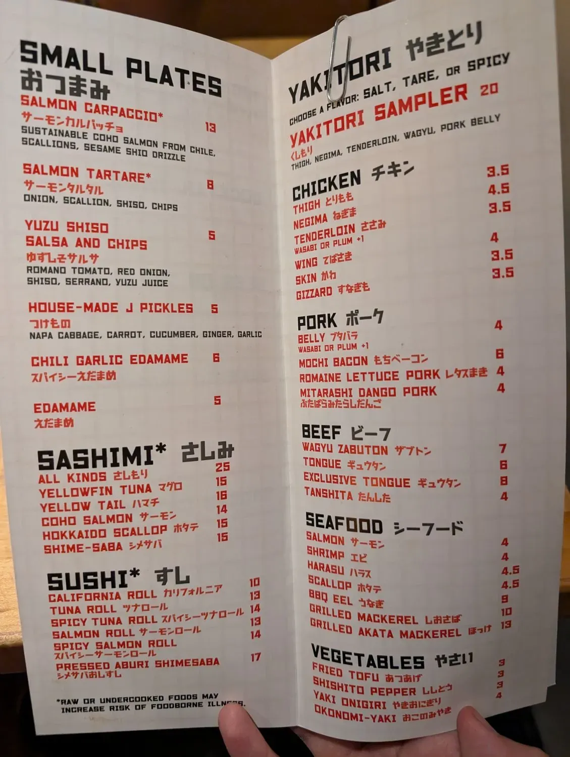 Menu 4