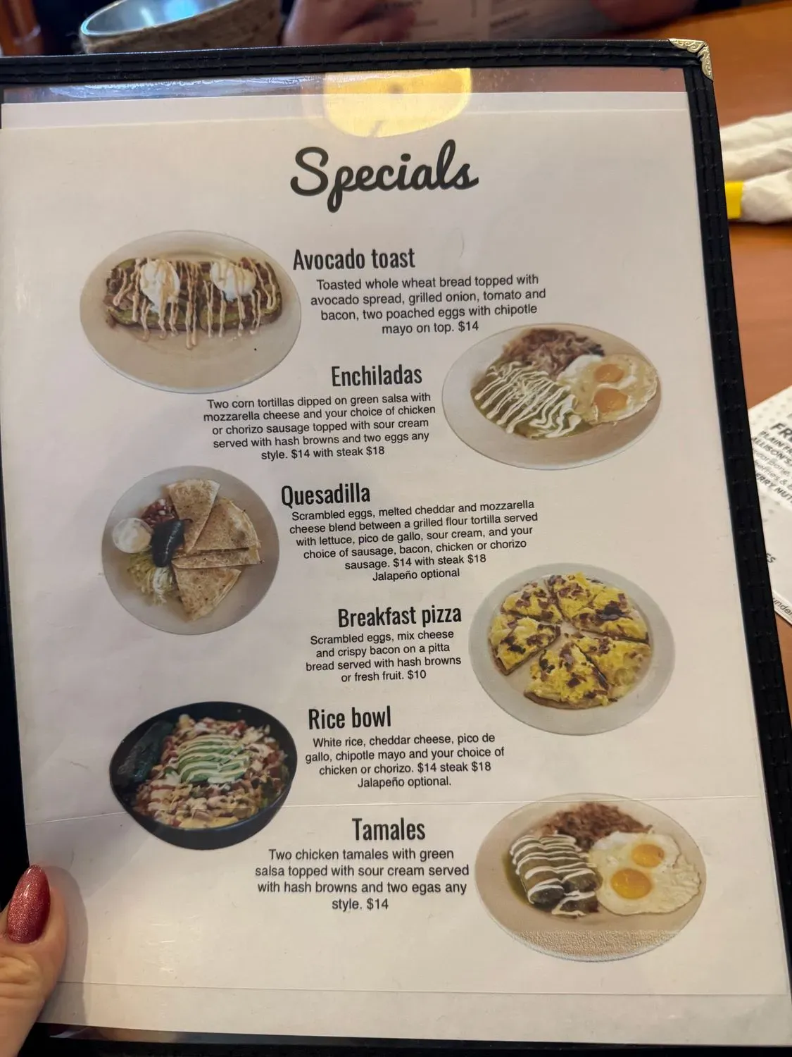 Menu 4