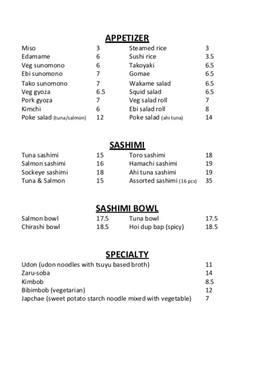 Menu 2