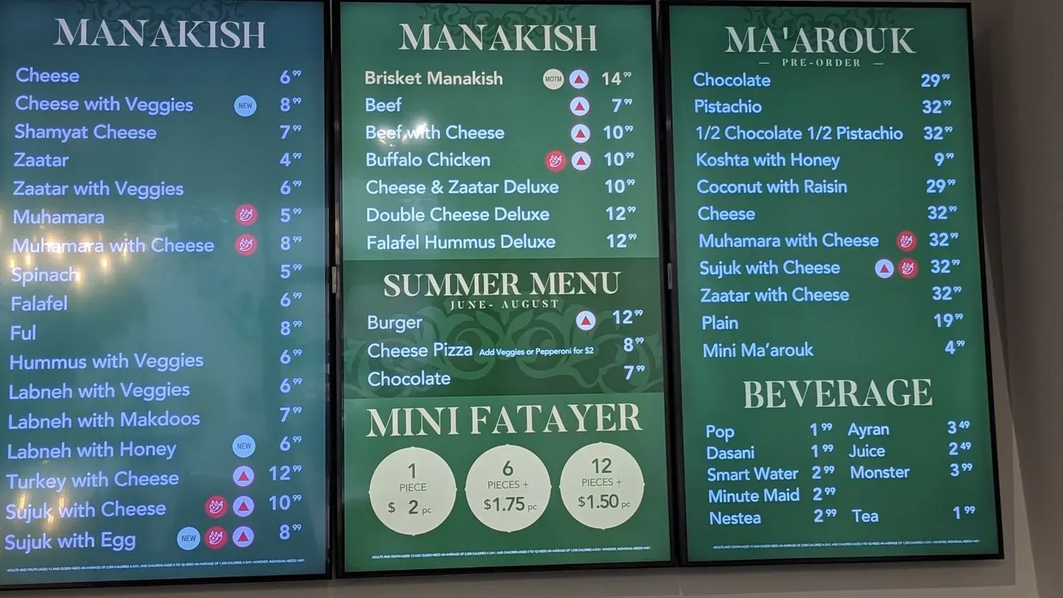 Menu 3