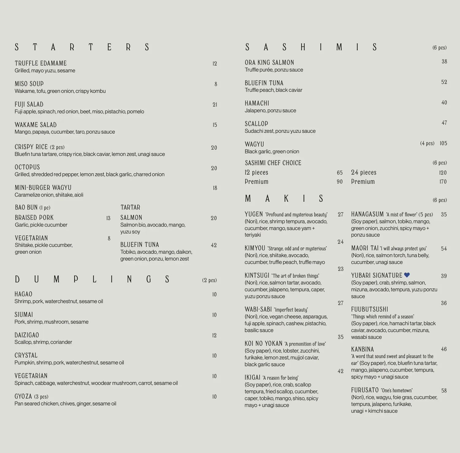 Menu 2