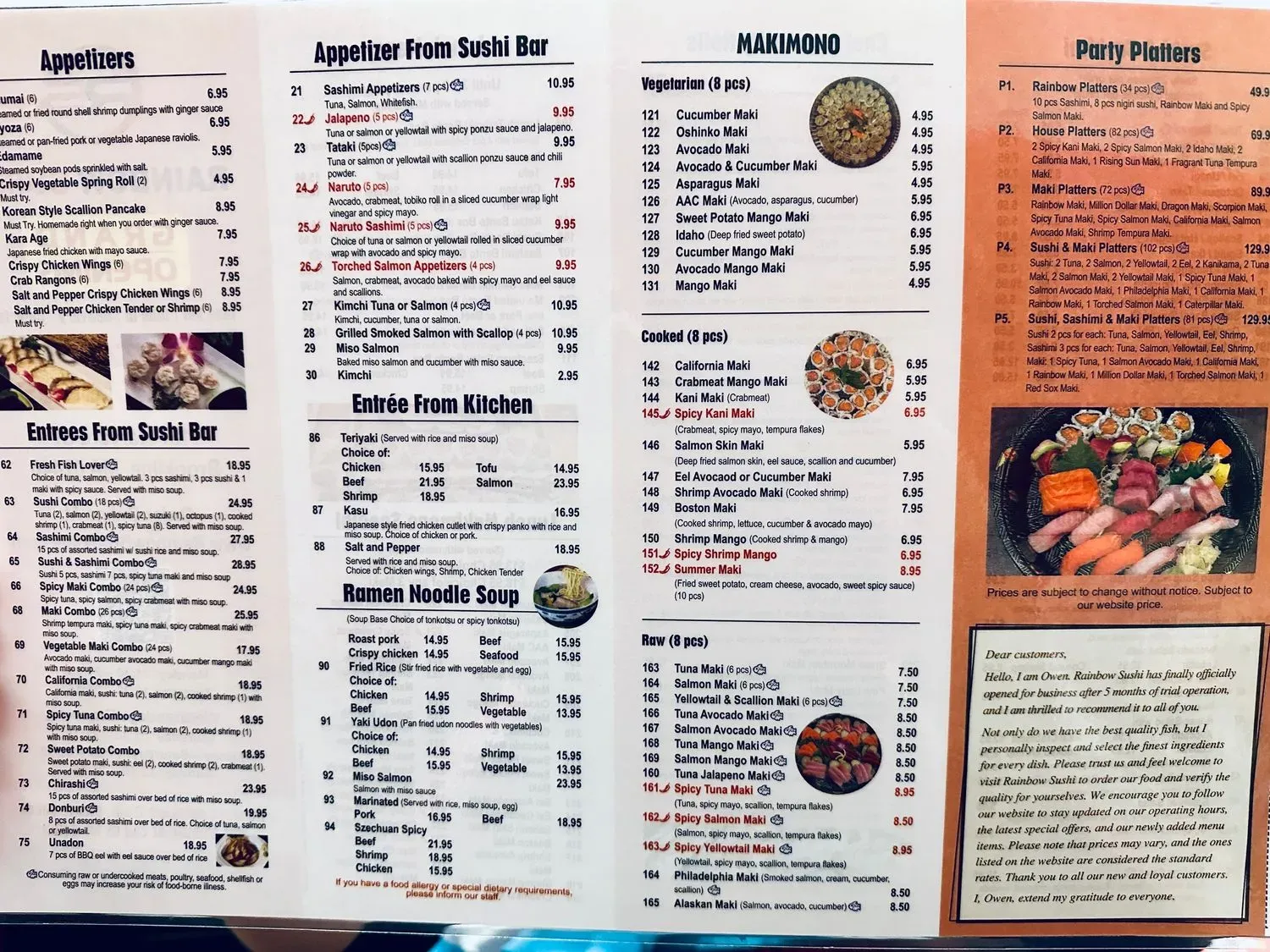 Menu 4