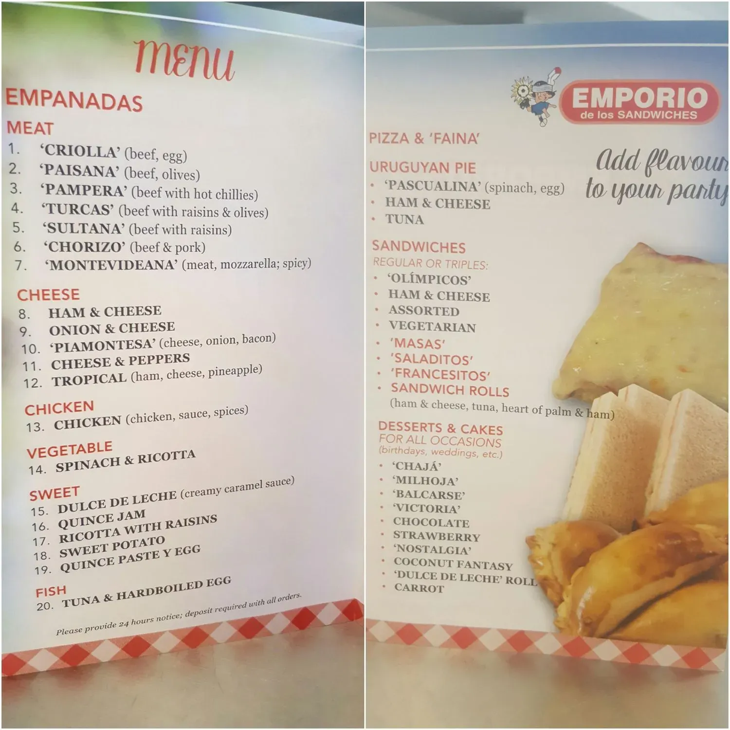 Menu 2