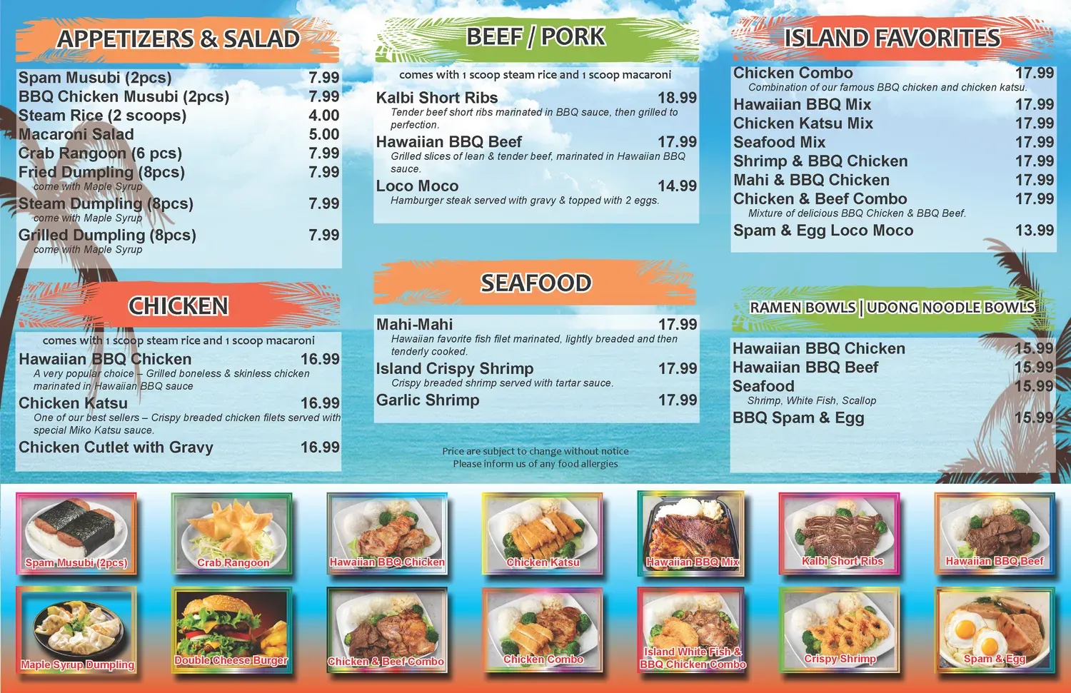 Menu 2