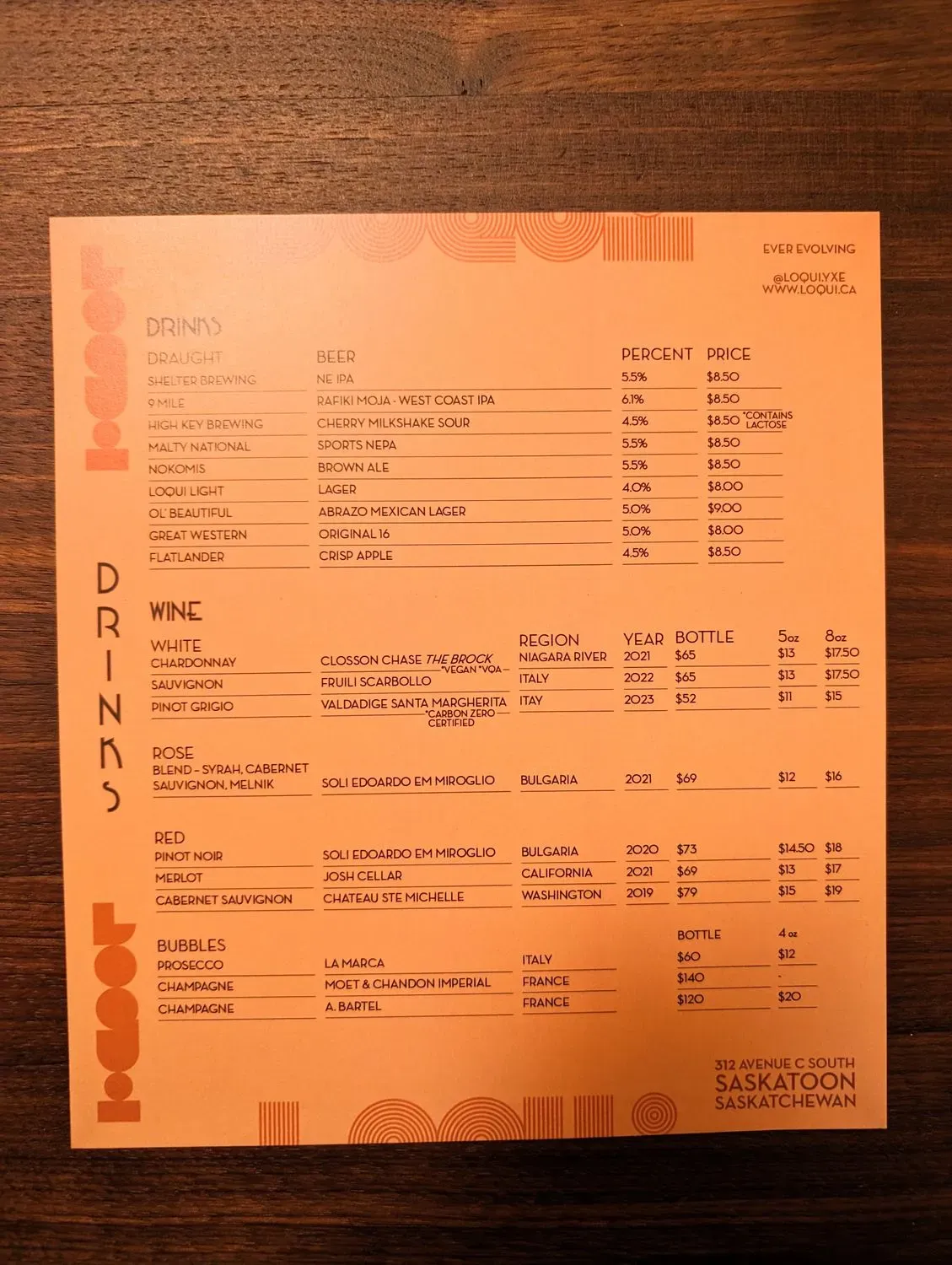 Menu 3