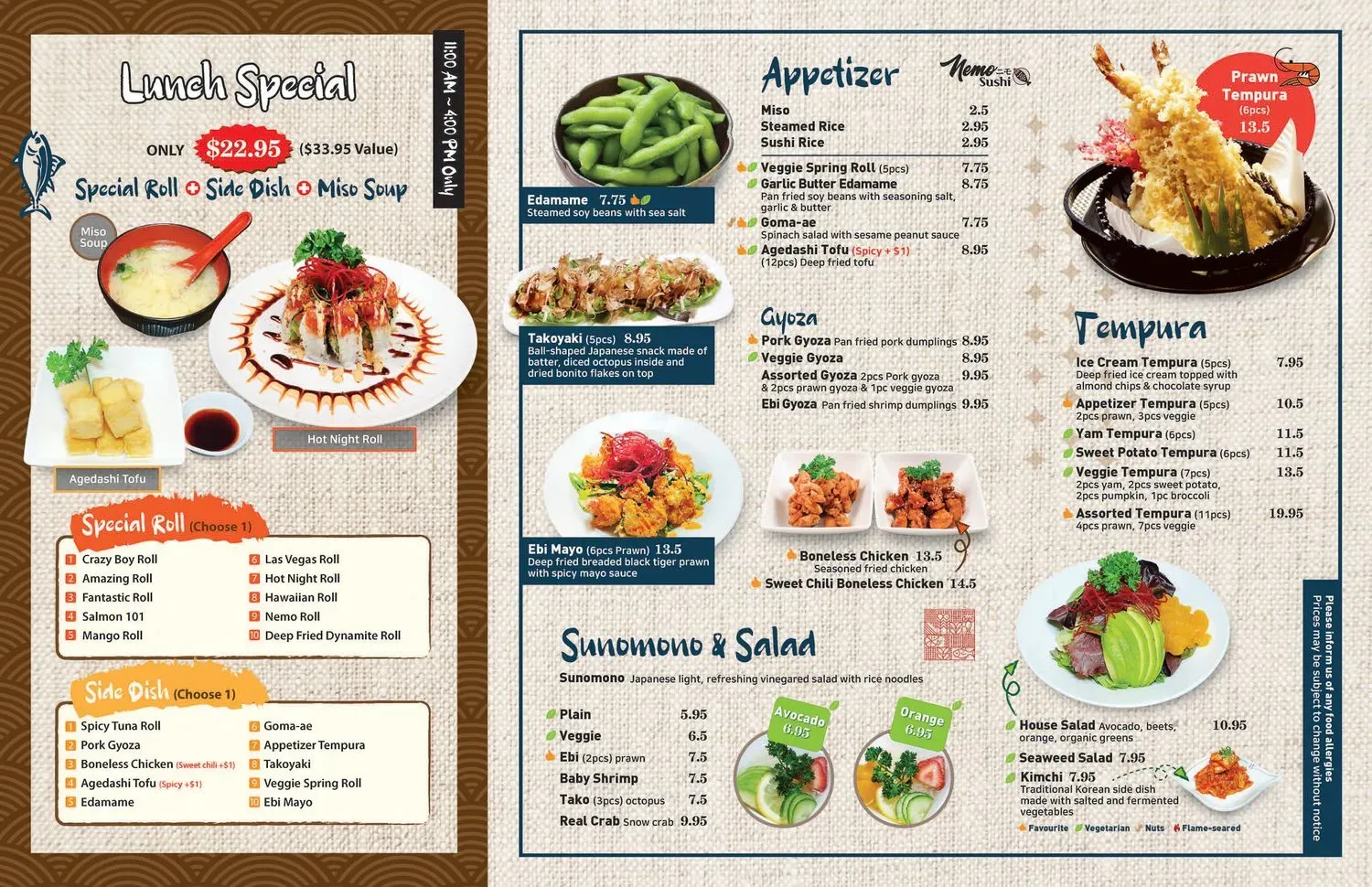 Menu 2