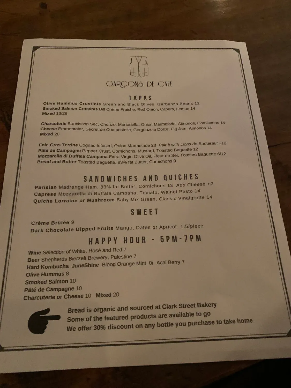 Menu 6