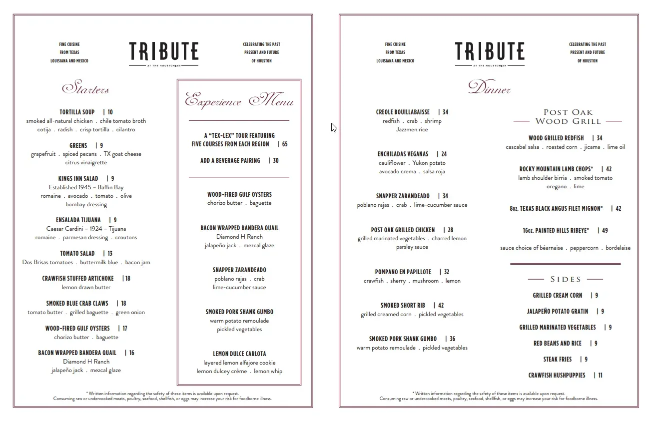 Menu 2