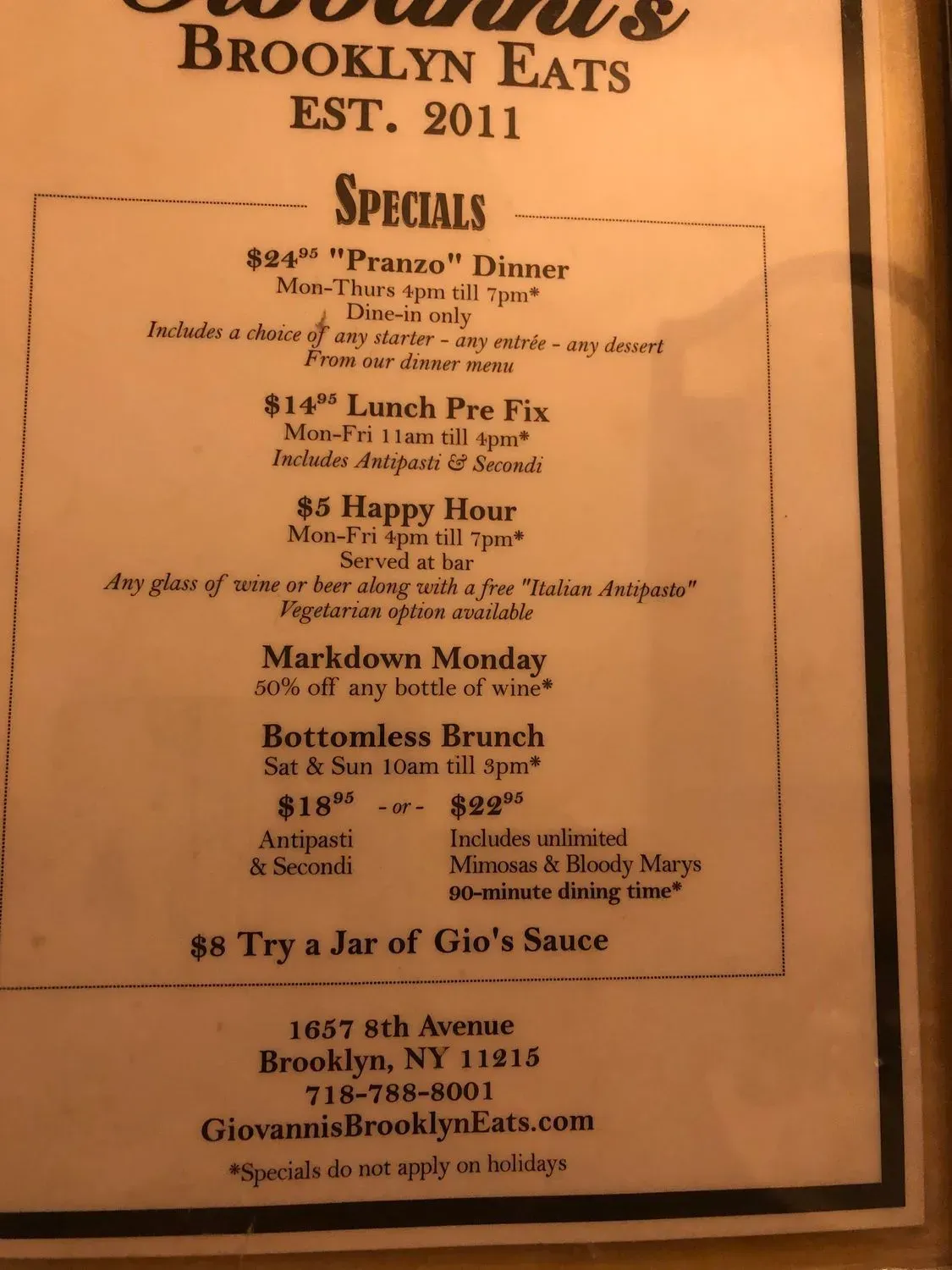 Menu 5