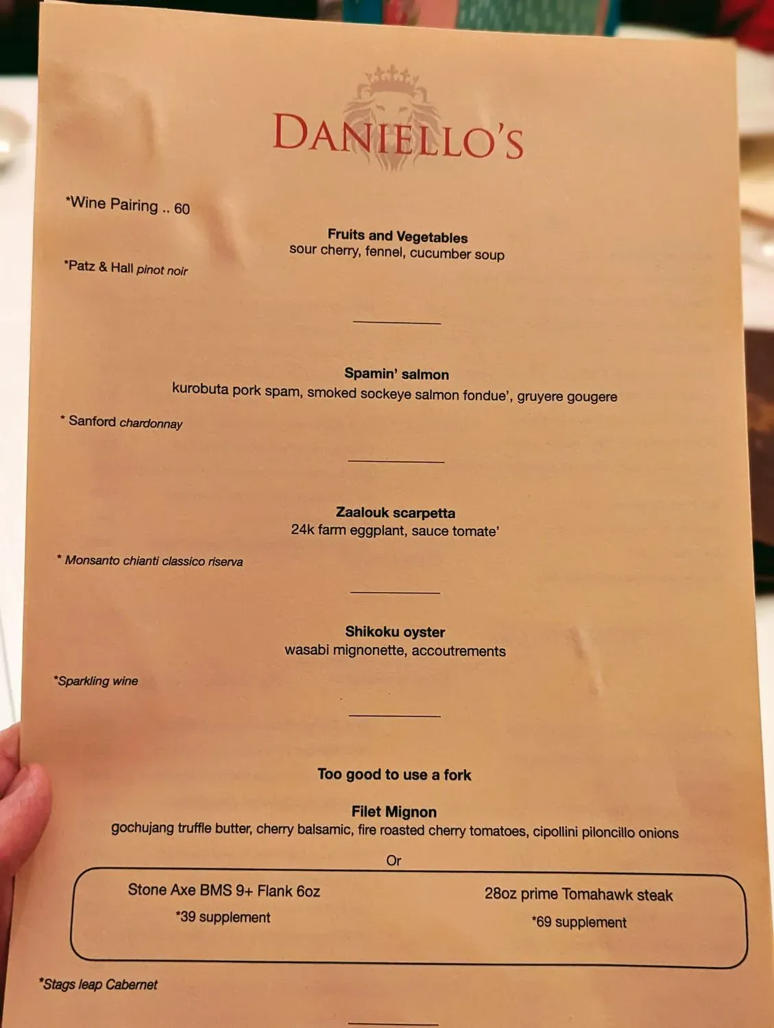 Menu 2