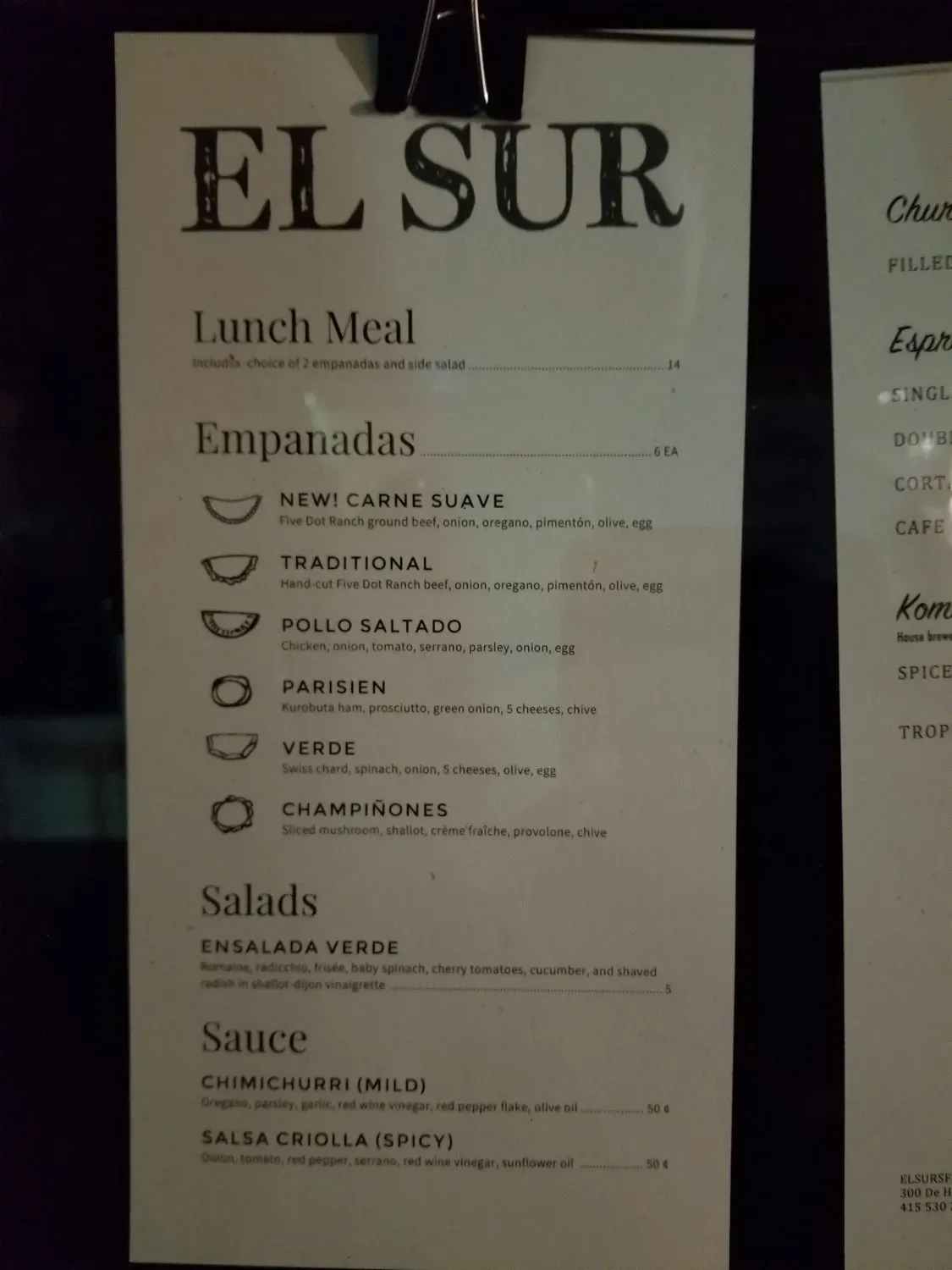 Menu 3