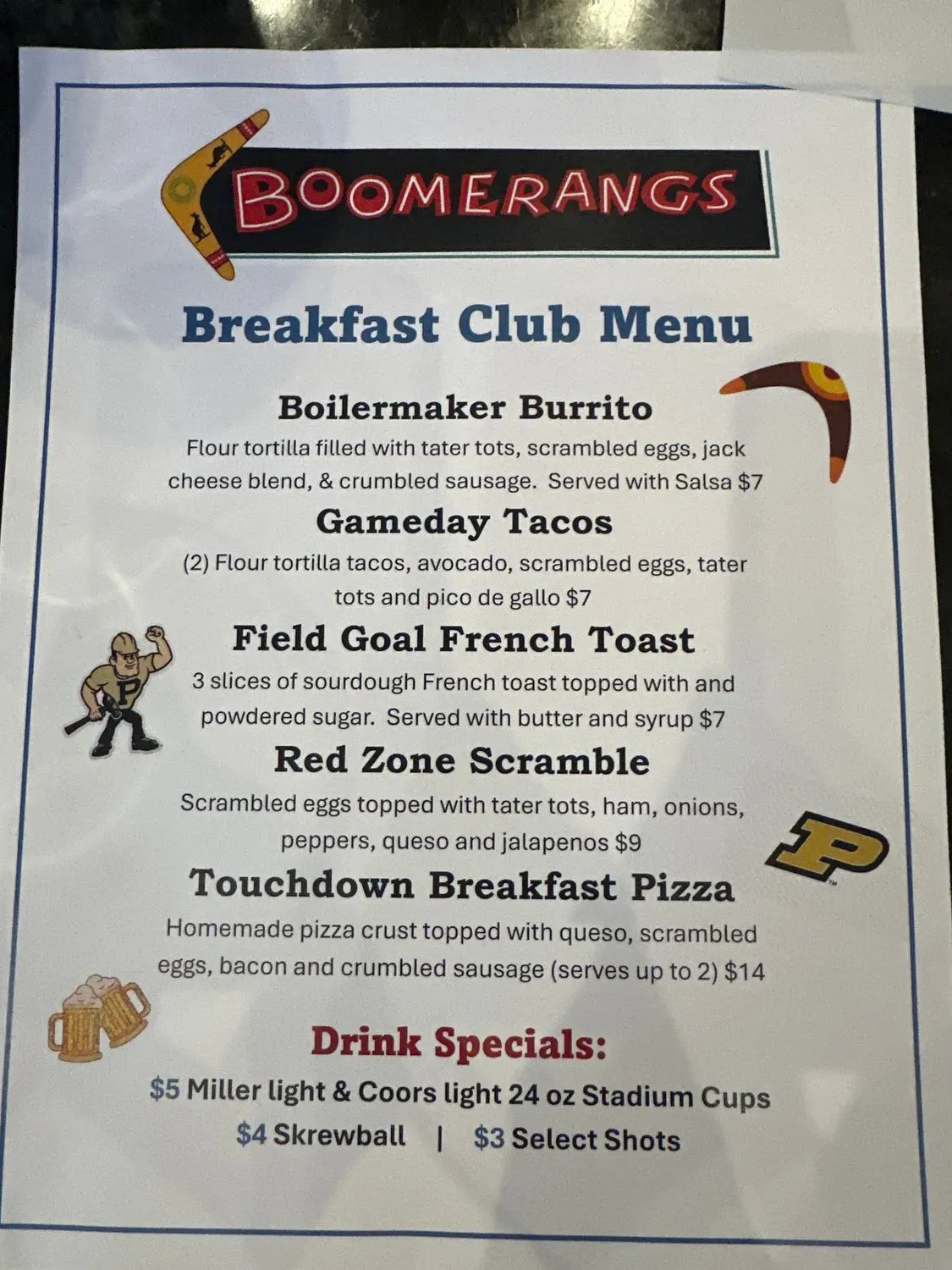 Menu 3