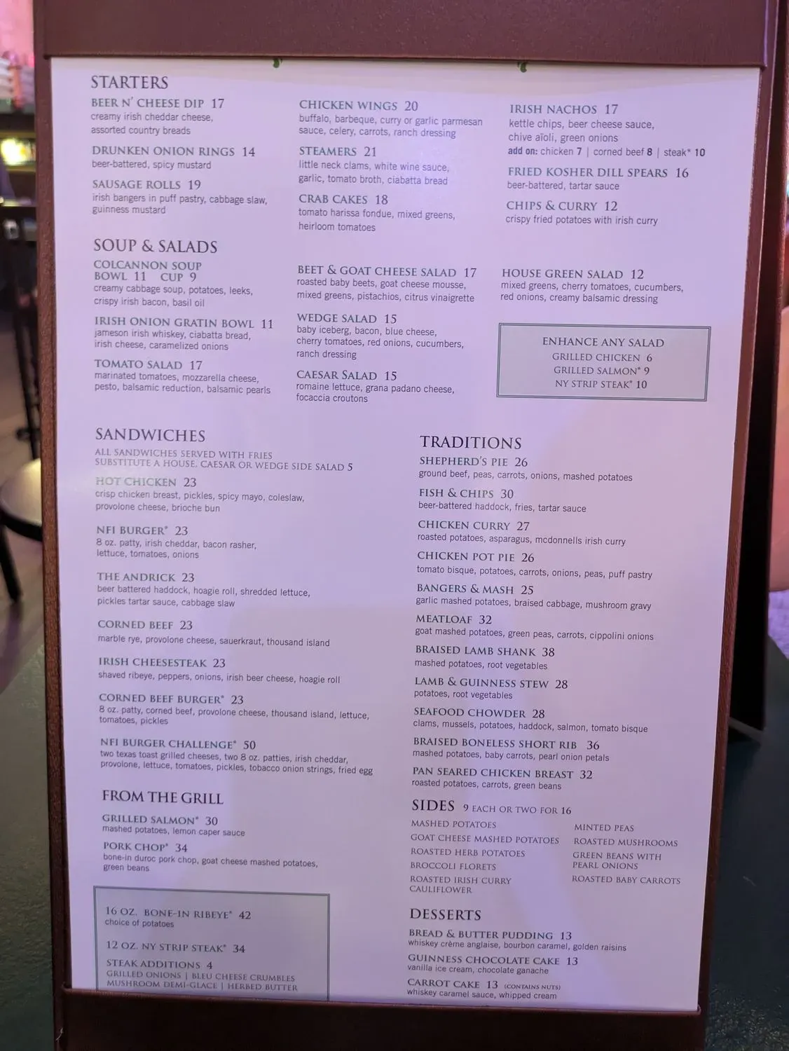 Menu 4