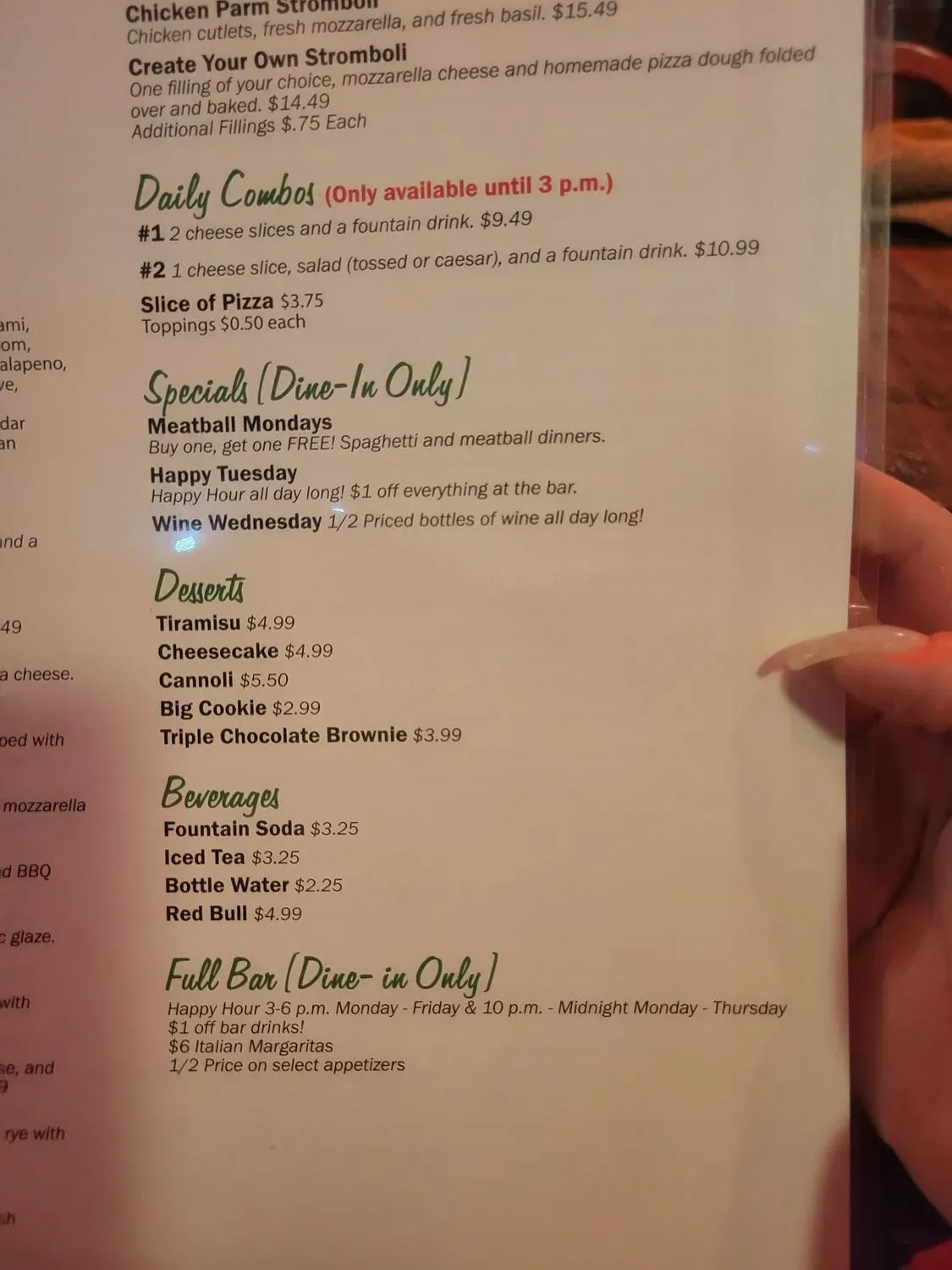 Menu 3