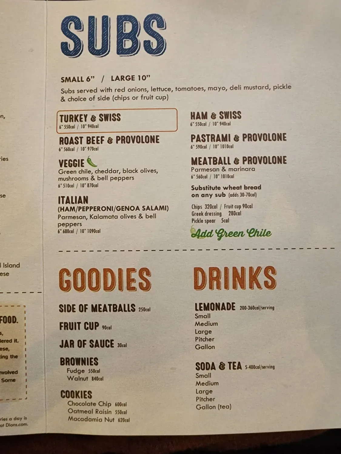 Menu 4