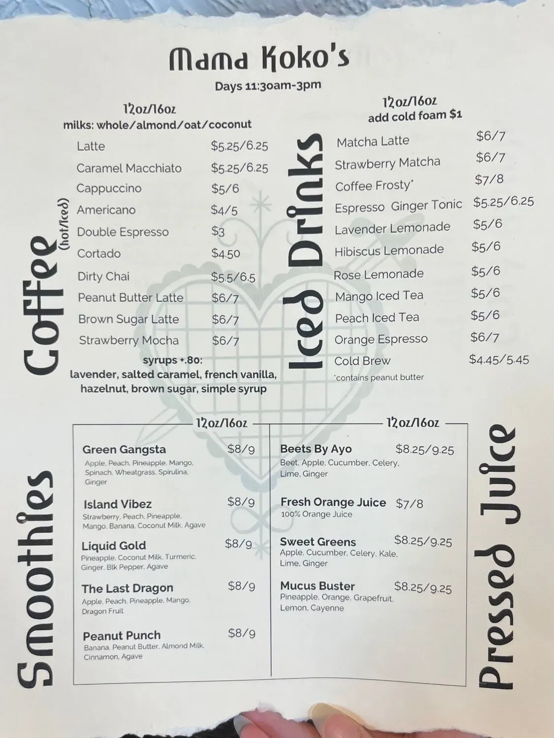 Menu 2