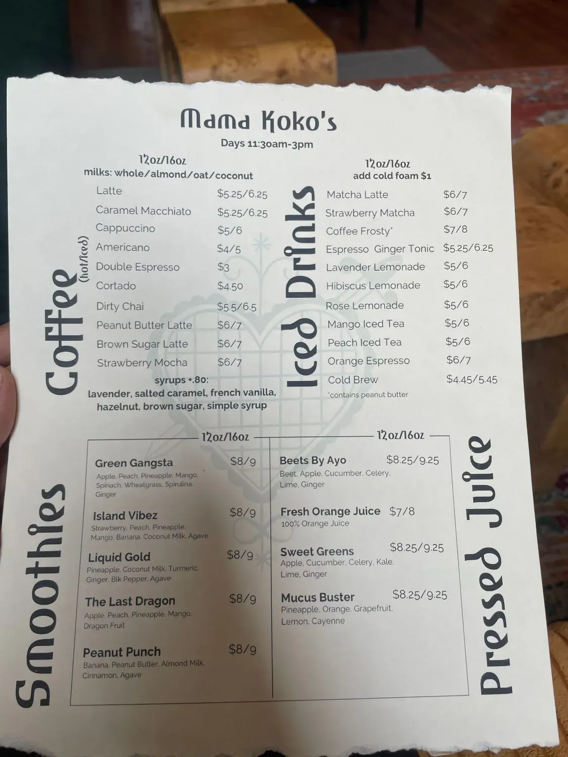 Menu 4