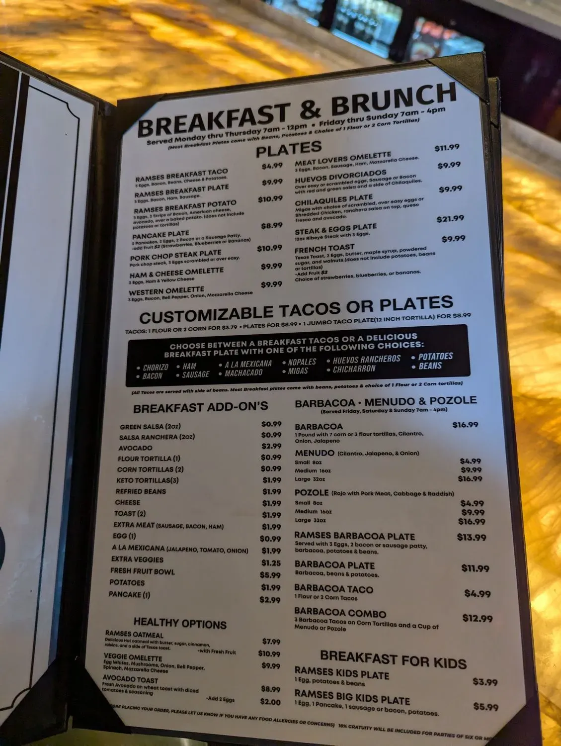 Menu 2