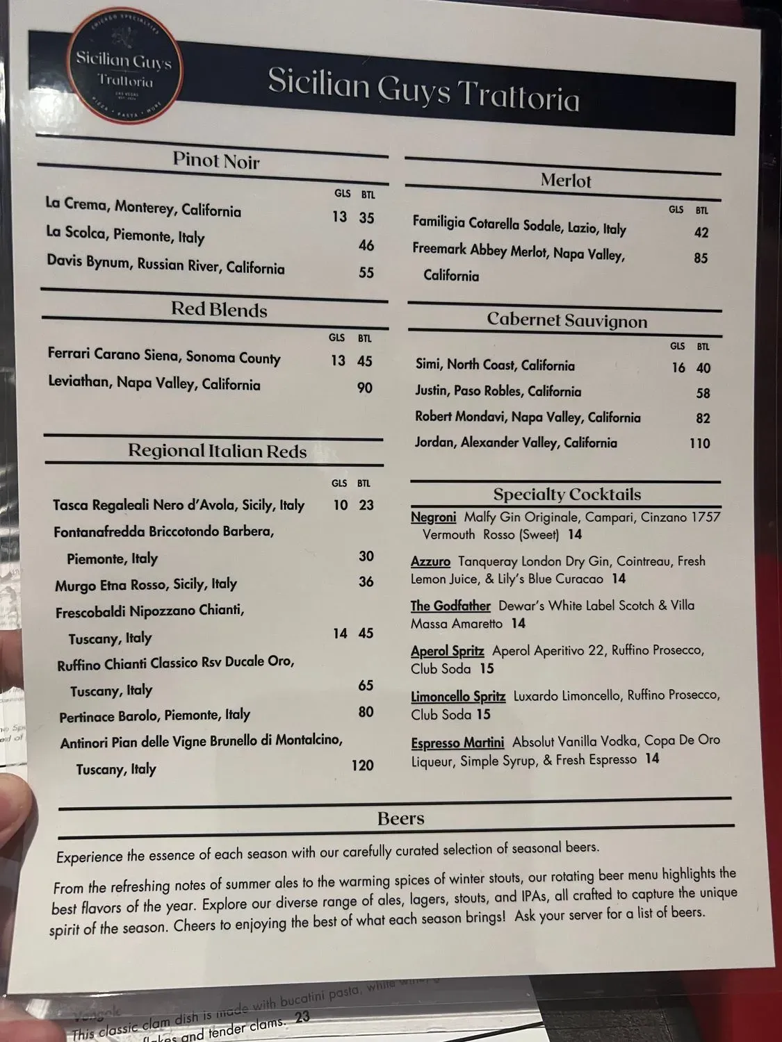 Menu 2