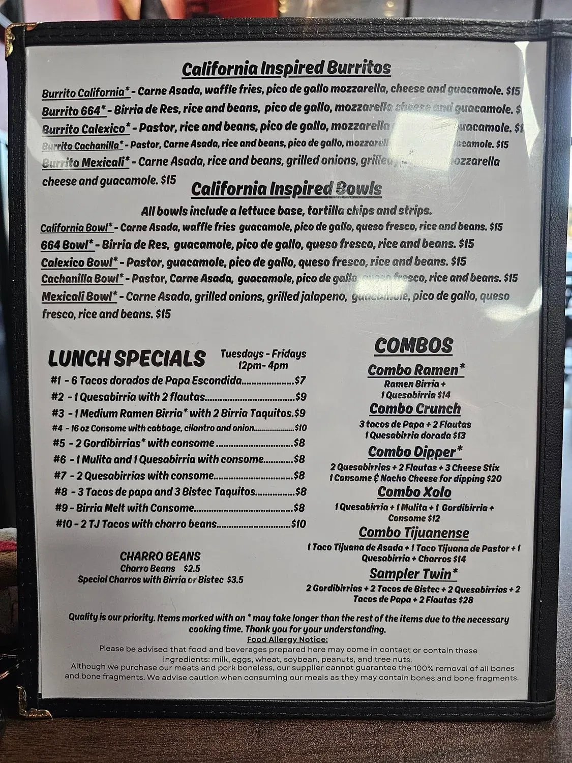 Menu 3