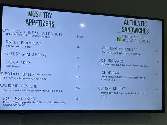 Menu 3