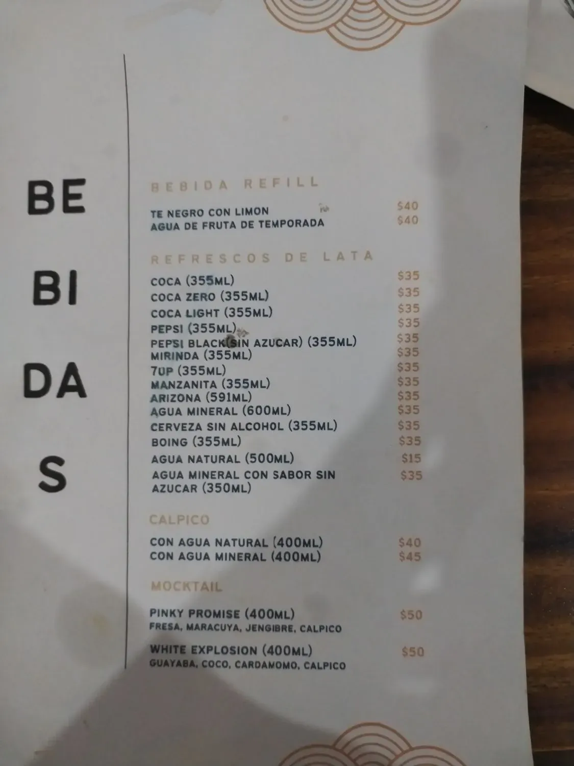 Menu 4