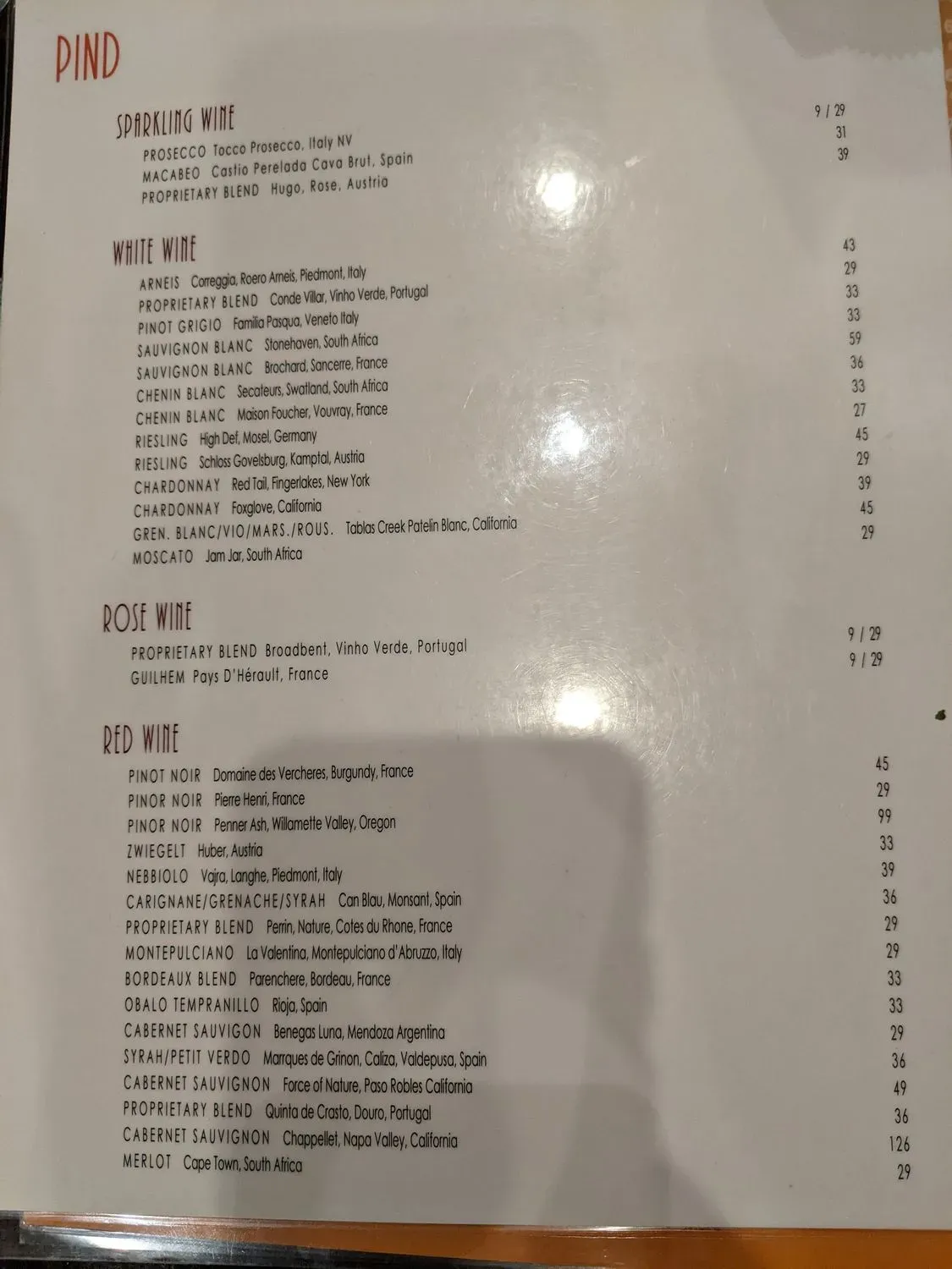 Menu 4