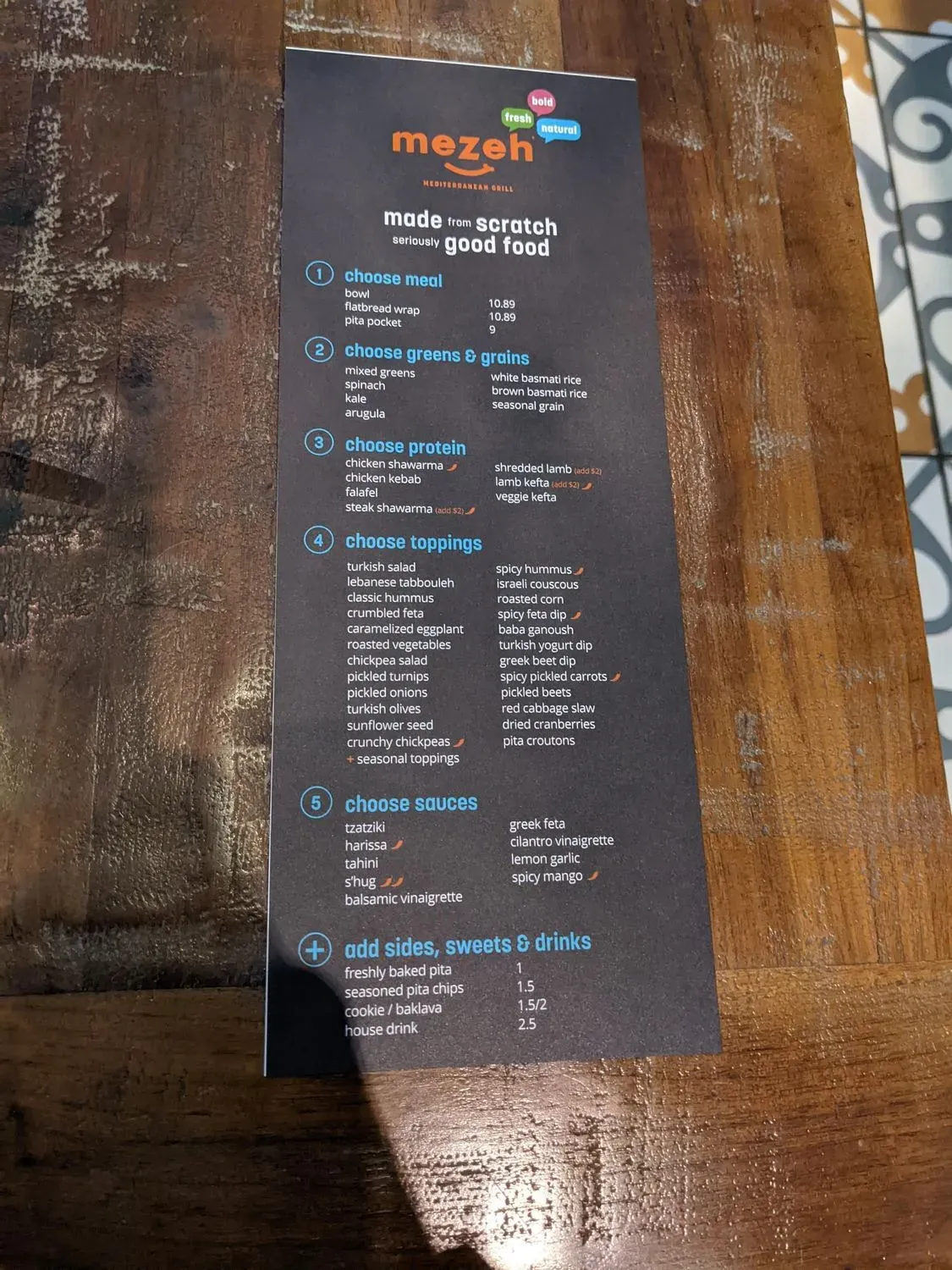 Menu 3