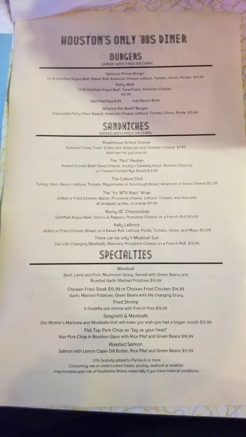 Menu 4