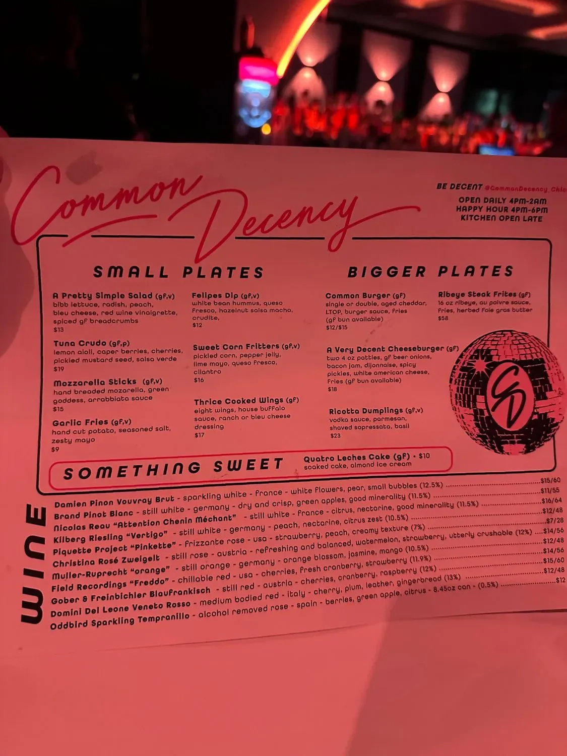 Menu 4