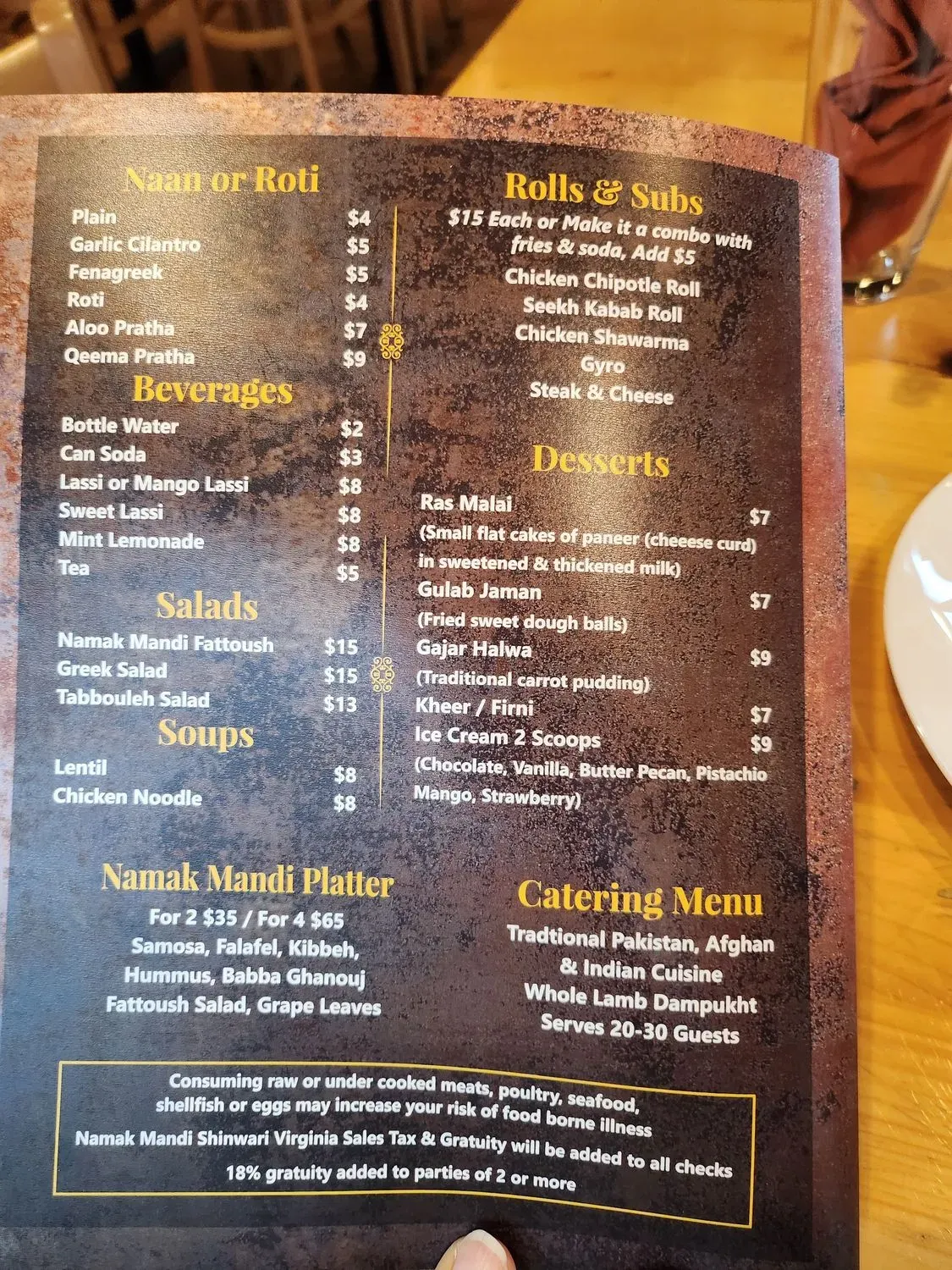 Menu 2